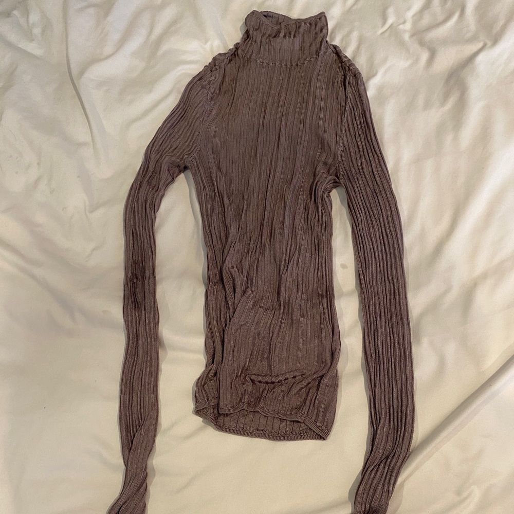 Urban Center sheer turtleneck top
